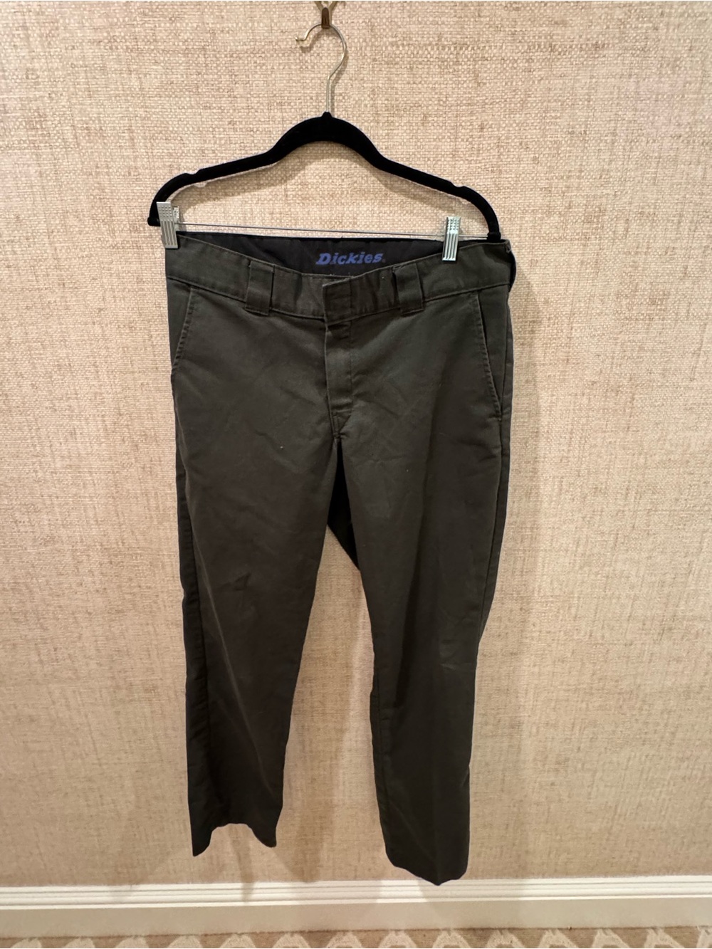 Dickies charcoal skinny straight fit work pants size 32x32
